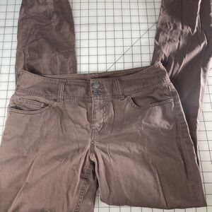 LONDONJEAN Tan Cotton Pants